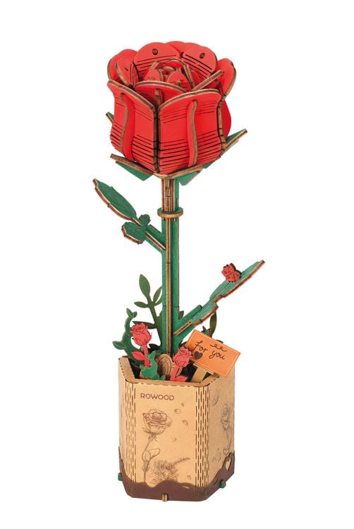 Produktbild: Book Nook DIY Blume Rote Rose