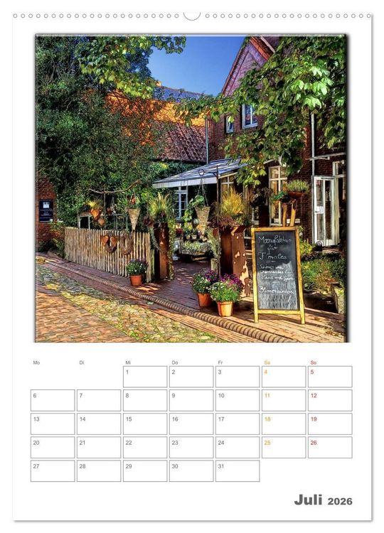 Produktbild: Jever - die Nordsee vor der T&uuml;r (Wandkalender 2026 DIN A2 hoch), CALVENDO Monatskalender
