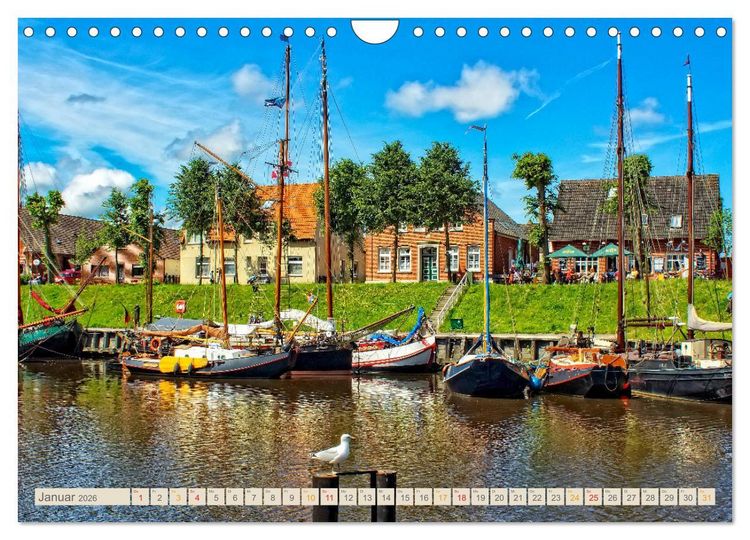 Produktbild: Reise an die Nordsee - Carolinensiel (Wandkalender 2026 DIN A4 quer), CALVENDO Monatskalender