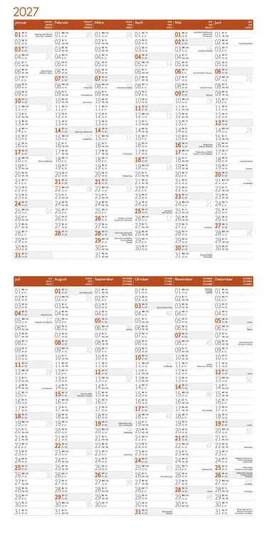 Produktbild: Deutschland Kalender 2027 - 30x30 - Art12