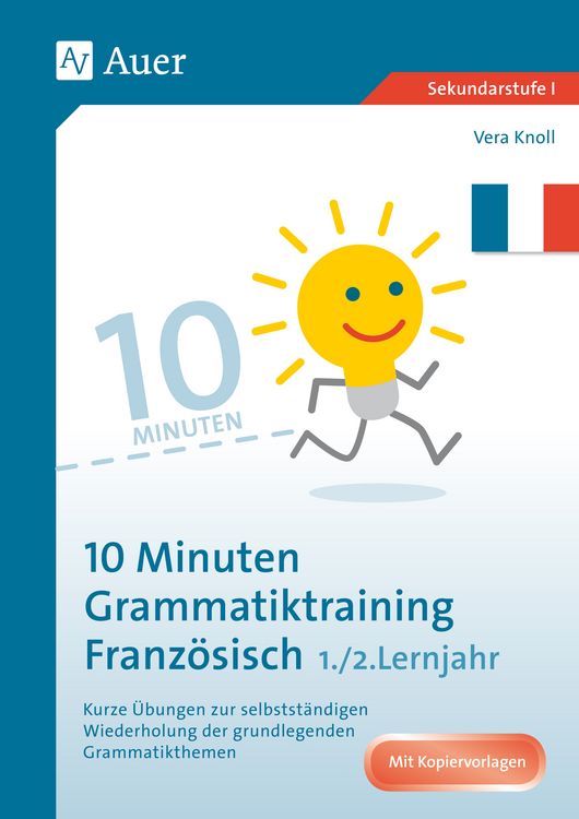 Produktbild: 10-Minuten-Grammatiktraining Franz&ouml;sisch Lj. 1-2