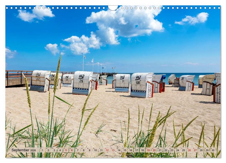 Produktbild: Ostseeb&auml;der an der L&uuml;becker Bucht (Wandkalender 2026 DIN A3 quer), CALVENDO Monatskalender