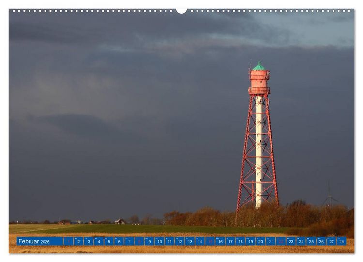Produktbild: Die Krummh&ouml;rn Gemeinde in Ostfriesland (Wandkalender 2026 DIN A2 quer), CALVENDO Monatskalender