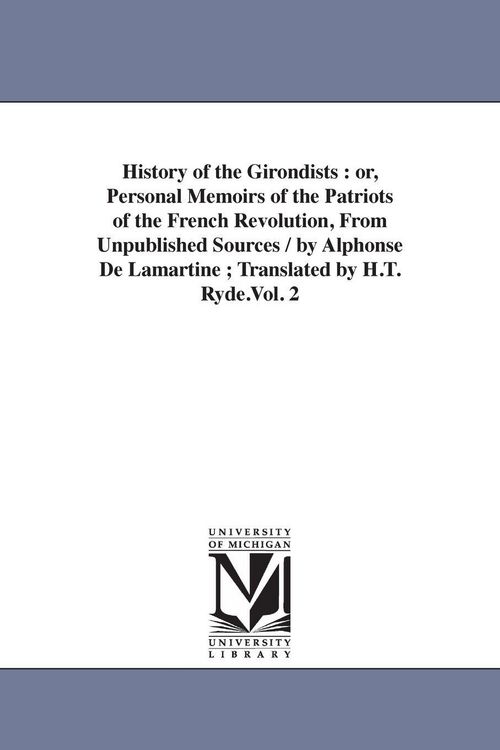 Produktbild: History of the Girondists