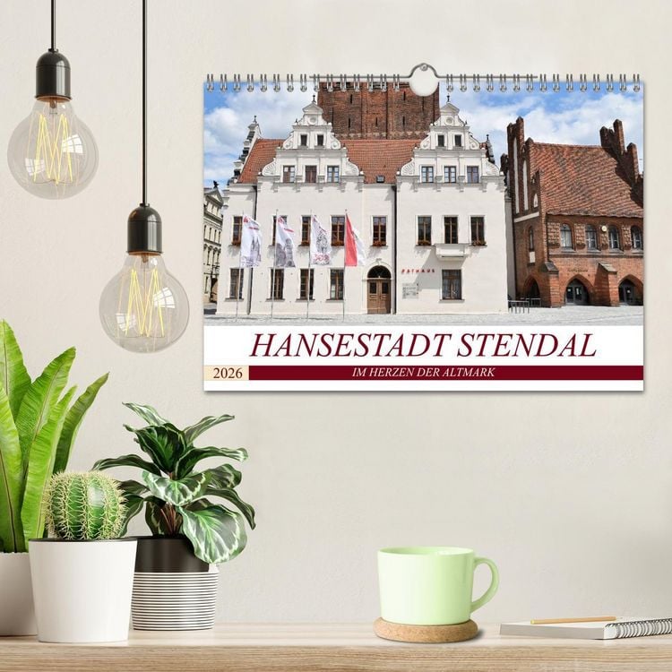 Produktbild: Hansestadt Stendal (Wandkalender 2026 DIN A4 quer), CALVENDO Monatskalender