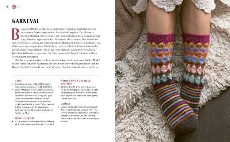 Produktbild: Kuschelsocken aus Wollresten