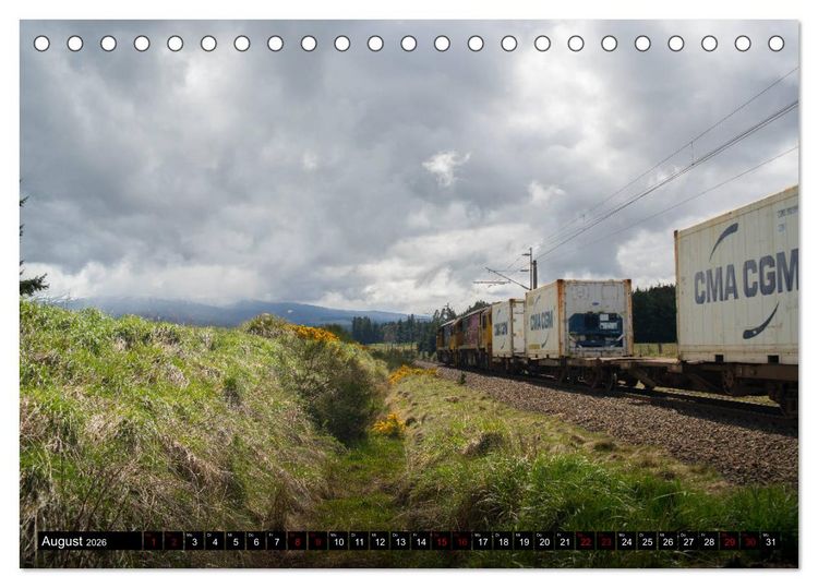 Produktbild: Eisenbahn in Neuseeland (Tischkalender 2026 DIN A5 quer), CALVENDO Monatskalender