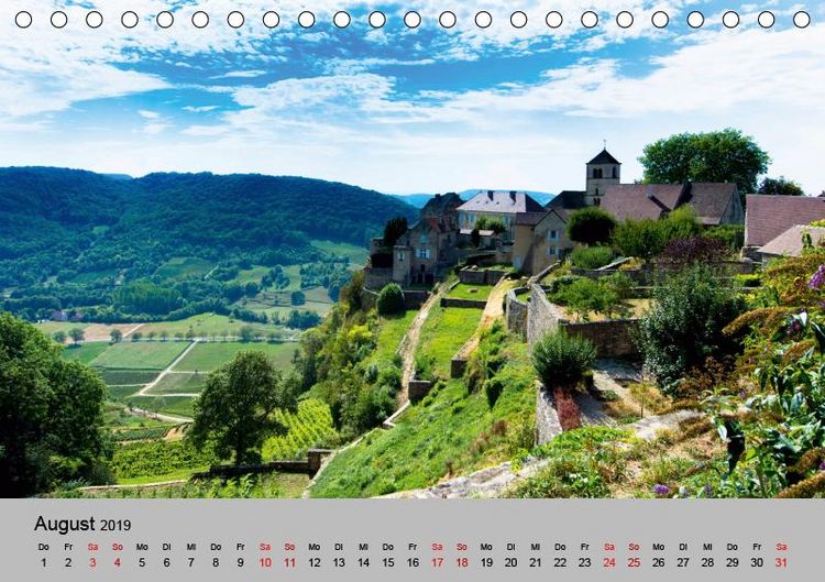 Produktbild: Zauberhaftes Franche Comt&eacute; (Tischkalender 2019 DIN A5 quer)