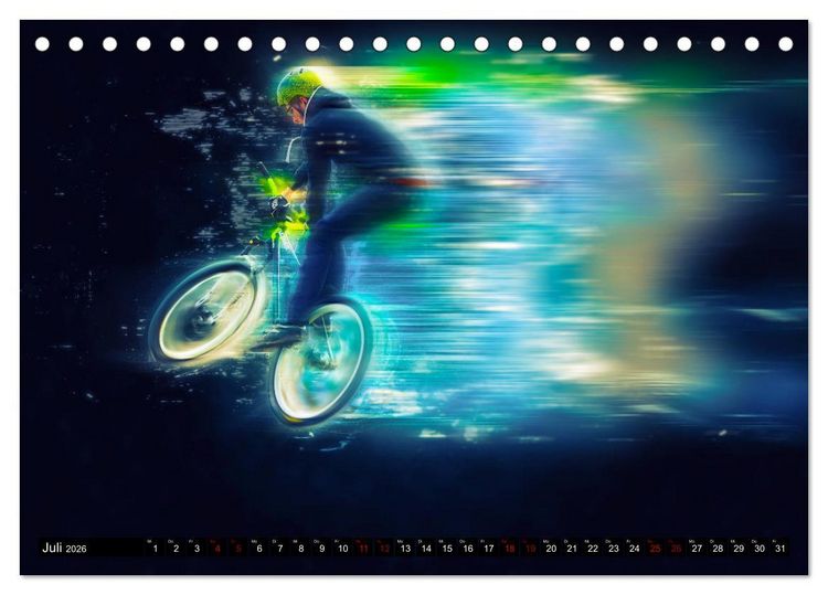Produktbild: BMX Universum (Tischkalender 2026 DIN A5 quer), CALVENDO Monatskalender