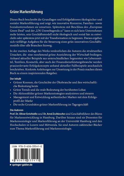 Produktbild: Gr&uuml;ne Markenf&uuml;hrung
