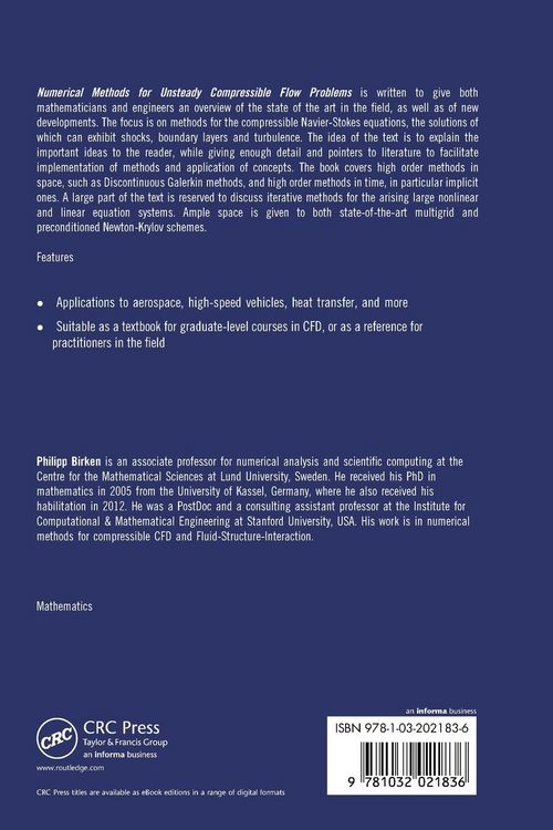 Produktbild: Numerical Methods for Unsteady Compressible Flow Problems