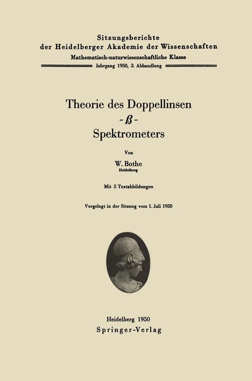 Produktbild: Theorie des Doppellinsen-&szlig;-Spektrometers