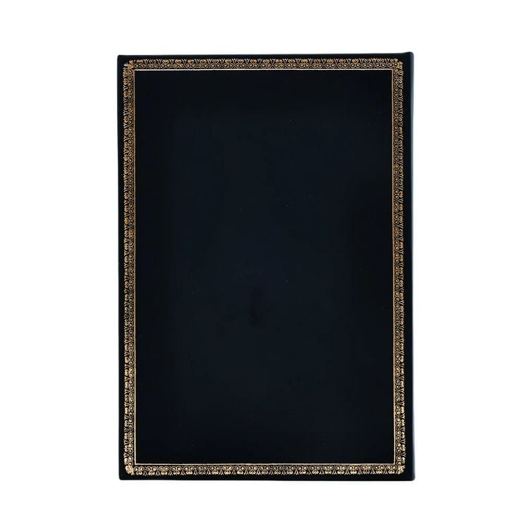 Produktbild: Hardcover Notizbuch, Black Edition, Midi, Liniert