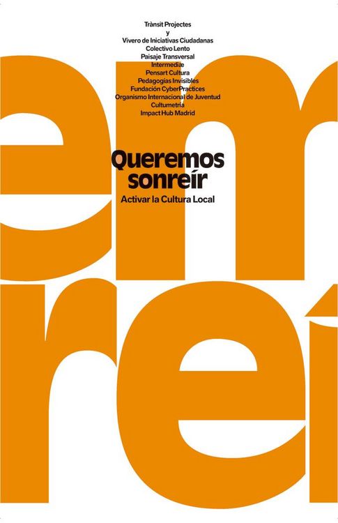 Produktbild: Queremos sonre&iacute;r : activar la cultura local