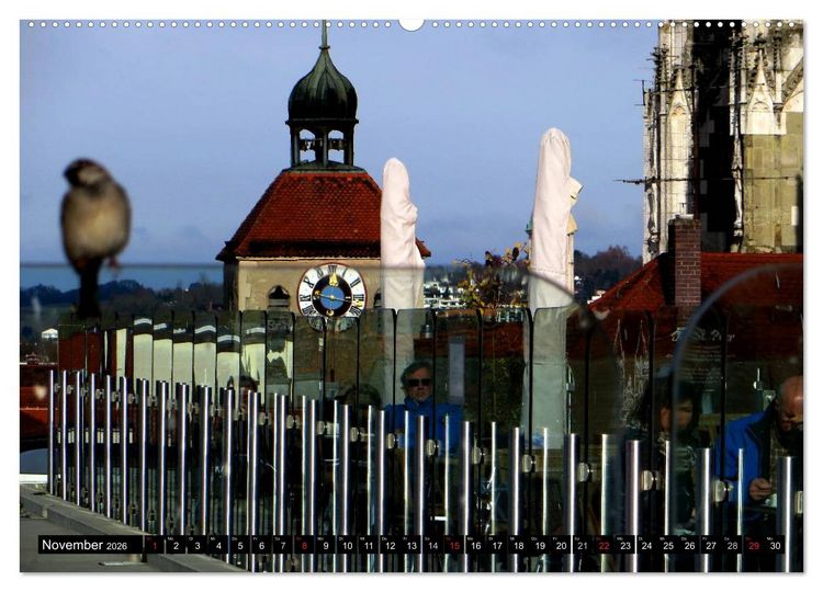 Produktbild: REGENSBURG - urbanes Leben (hochwertiger Premium Wandkalender 2026 DIN A2 quer), Kunstdruck in Hochglanz