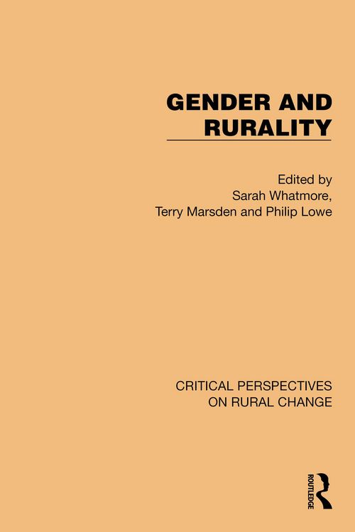 Produktbild: Gender and Rurality