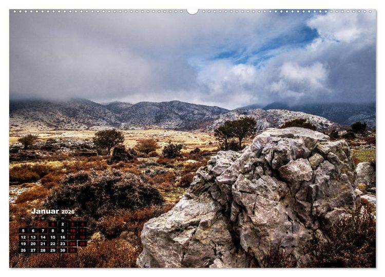 Produktbild: Kretas facettenreicher Westen (hochwertiger Premium Wandkalender 2026 DIN A2 quer), Kunstdruck in Hochglanz