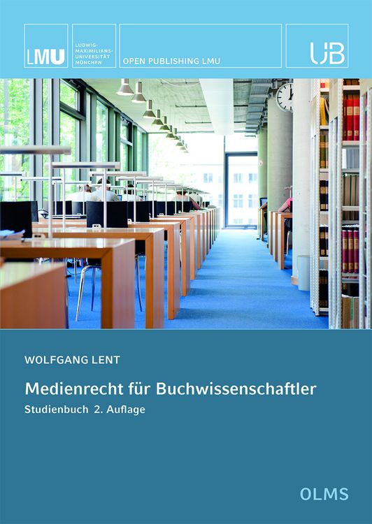 Produktbild: Medienrecht f&uuml;r Buchwissenschaftler