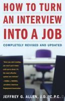 Produktbild: How to Turn an Interview into a Job