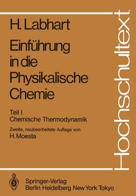 Produktbild: Einf&uuml;hrung in die Physikalische Chemie