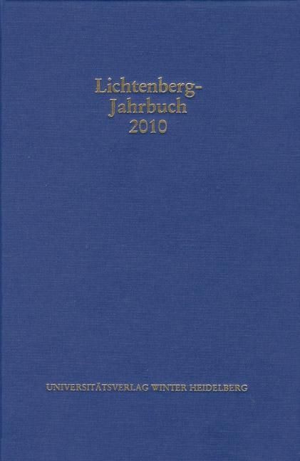 Produktbild: Lichtenberg-Jahrbuch 2010