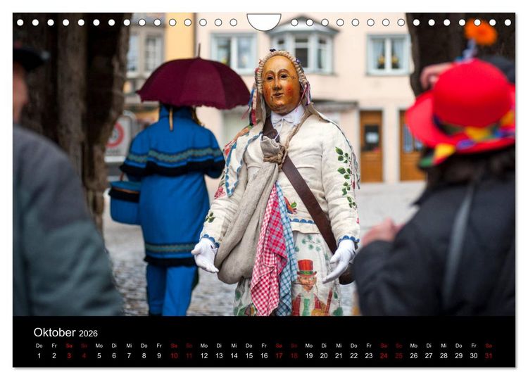Produktbild: Die Rottweiler Fastnacht (Wandkalender 2026 DIN A4 quer), CALVENDO Monatskalender