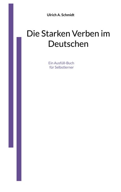 Produktbild: Die Starken Verben im Deutschen