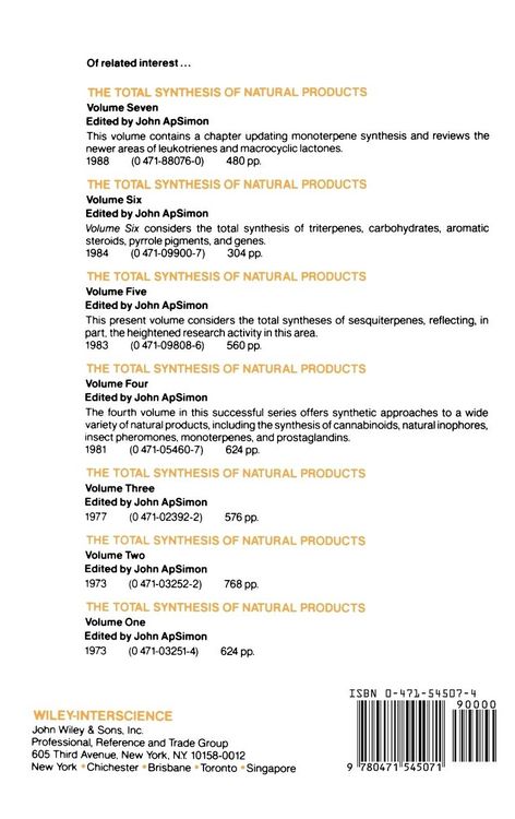 Produktbild: Total Synth Natural Products V 8