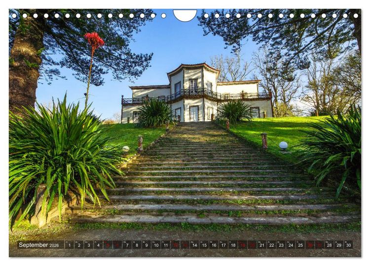 Produktbild: Terra Nostra Garten - ein botanisches Juwel auf den Azoren (Wandkalender 2026 DIN A4 quer), CALVENDO Monatskalender
