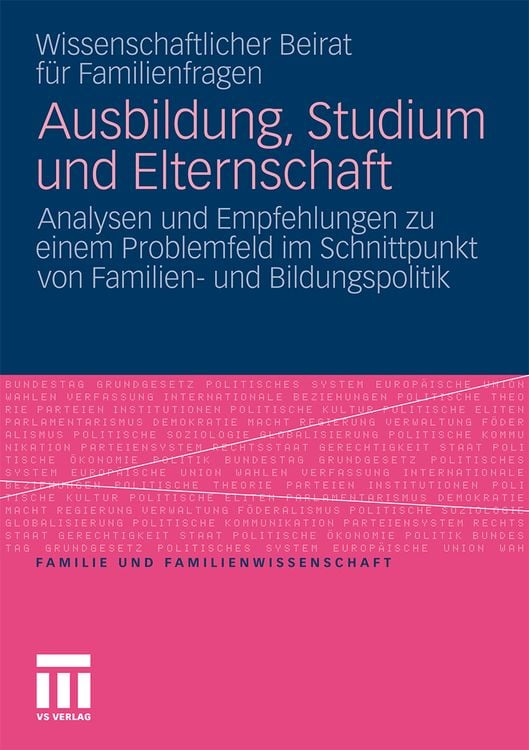 Produktbild: Ausbildung, Studium und Elternschaft
