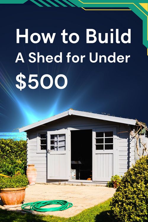 Produktbild: How to Build a Shed for Under $500
