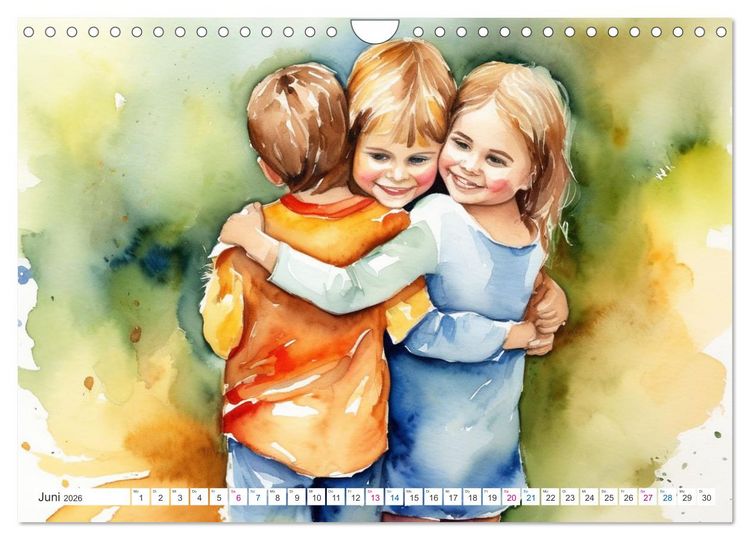 Produktbild: N&auml;he und Vertrautheit . Vom Wunsch nach Z&auml;rtlichkeit (Wandkalender 2026 DIN A4 quer), CALVENDO Monatskalender