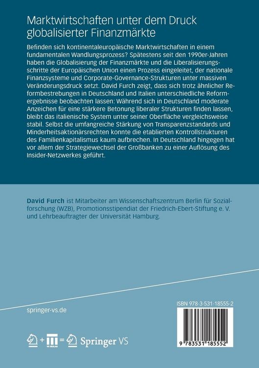 Produktbild: Marktwirtschaften unter dem Druck globalisierter Finanzm&auml;rkte