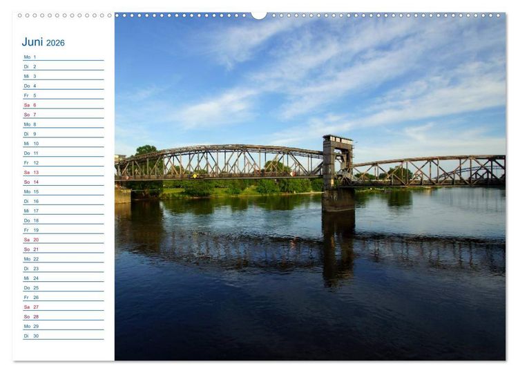 Produktbild: Magdeburg und Umgebung 2026 (hochwertiger Premium Wandkalender 2026 DIN A2 quer), Kunstdruck in Hochglanz