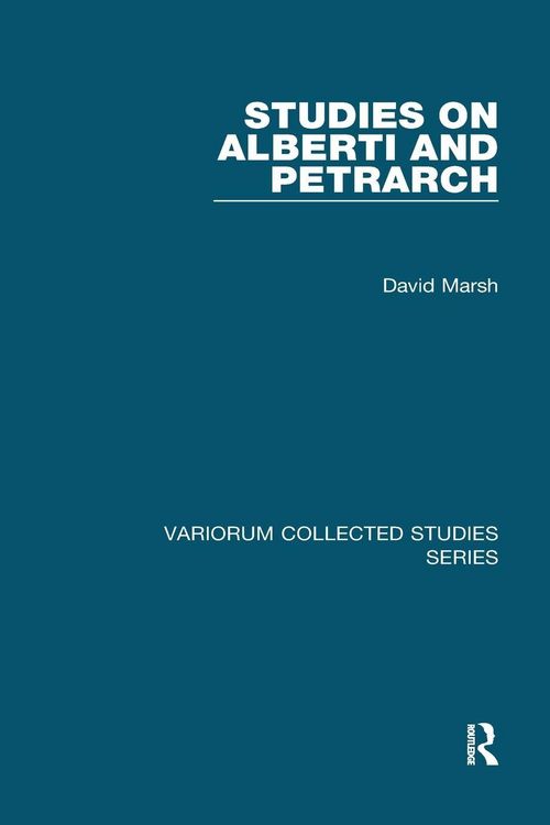 Produktbild: Studies on Alberti and Petrarch