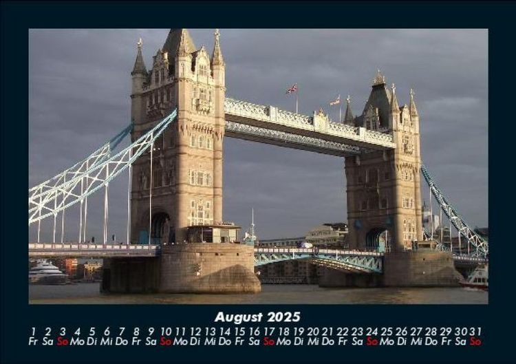 Produktbild: London 2025 Fotokalender DIN A5