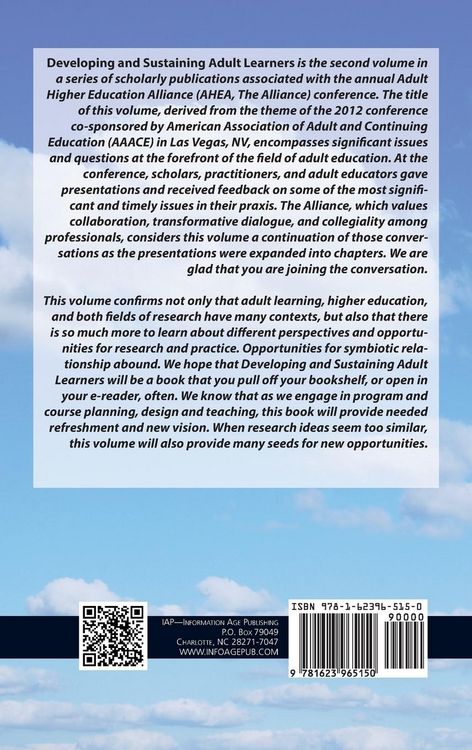 Produktbild: Developing and Sustaining Adult Learners (Hc)