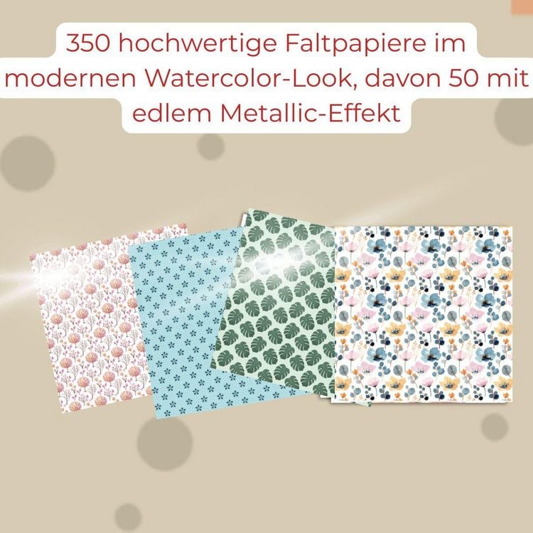 Produktbild: 350 Origamiblock Faltzauber durchs Jahr