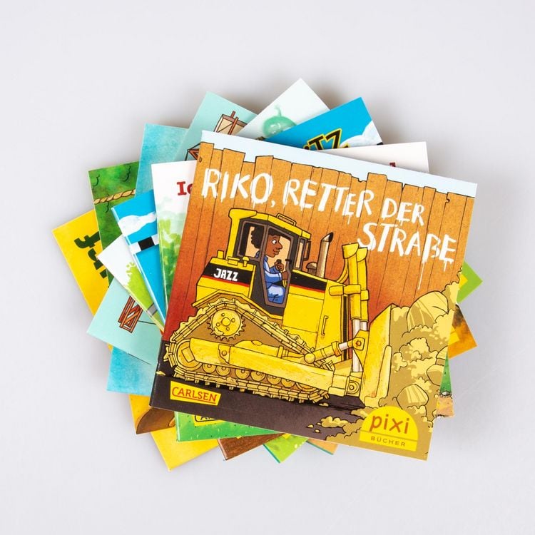Produktbild: Pixi-8er-Set 276: Pixis Fahrzeuge auf der Baustelle (8x1 Exemplar)