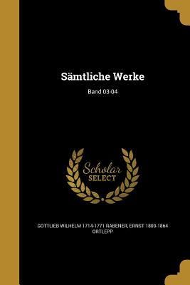 Produktbild: Ger-Samtliche Werke Band 03-04