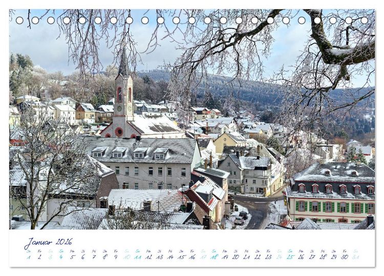 Produktbild: Taunus, deine Kirchen (Tischkalender 2026 DIN A5 quer), CALVENDO Monatskalender