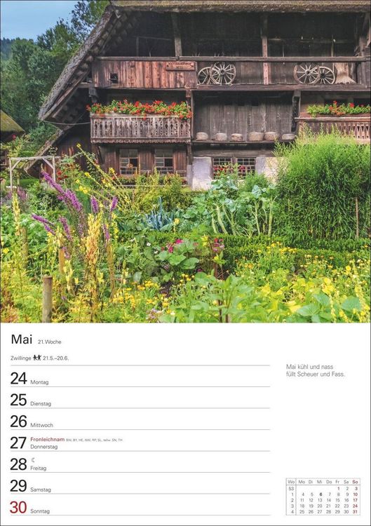 Produktbild: Auf dem Lande Wochenplaner 2027 - 53 stimmungsvolle Fotografien