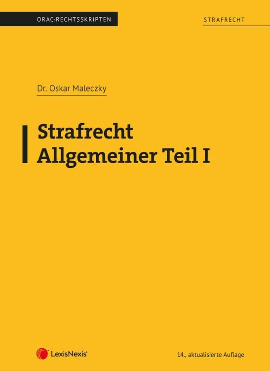 Produktbild: Strafrecht - Allgemeiner Teil I (Skriptum)