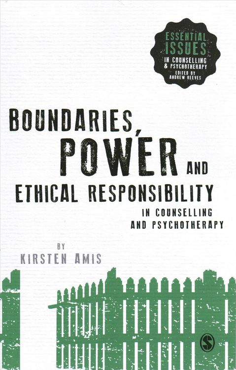 Produktbild: Boundaries, Power and Ethical Responsibility in Counselling and Psychotherapy