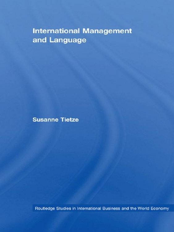 Produktbild: International Management and Language