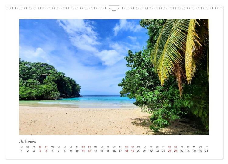 Produktbild: Jamaika - Perle der Karibik 2026 (Wandkalender 2026 DIN A3 quer), CALVENDO Monatskalender