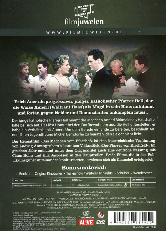 Produktbild: Das M&auml;dchen vom Pfarrhof