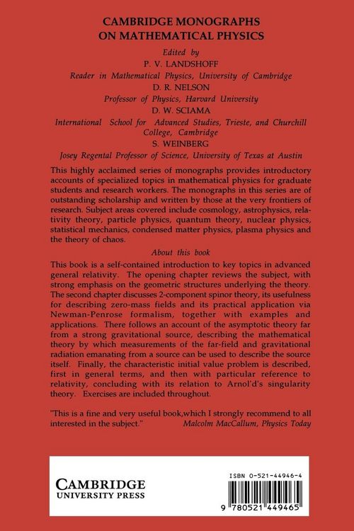 Produktbild: Advanced General Relativity