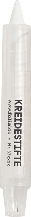 Produktbild: Folia Kreidestifte Set BASIC, 6 Kreidestifte, farbig sortiert