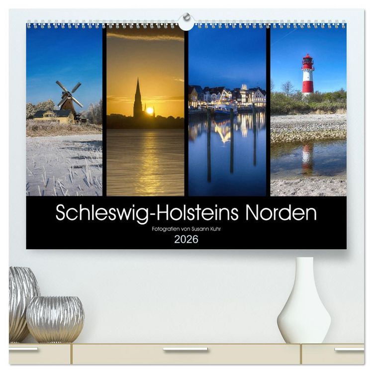 Produktbild: Schleswig-Holsteins Norden (hochwertiger Premium Wandkalender 2026 DIN A2 quer), Kunstdruck in Hochglanz